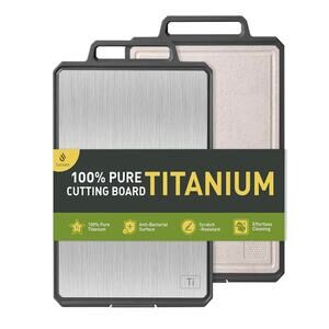 Titanium Cutting Board Double Sided 15.75" L x 10.75" W